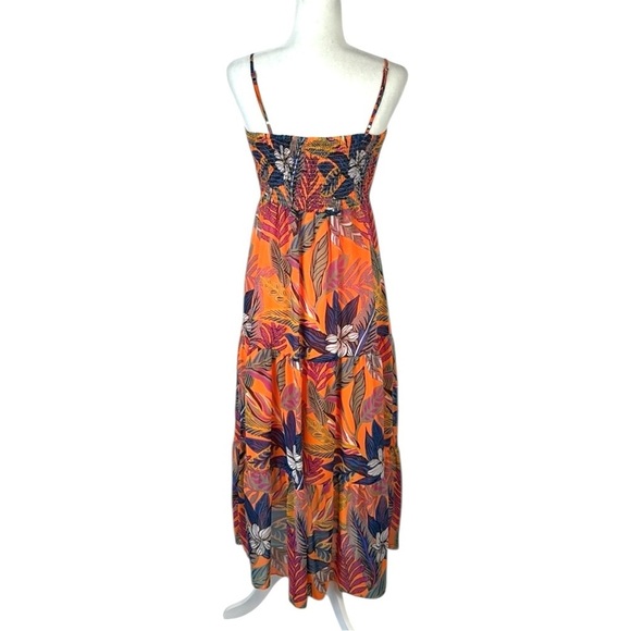 NINE WEST Women's Chiffon Halter Tie Maxi W/Front Cutout Size Small NWT - Picture 5 of 7